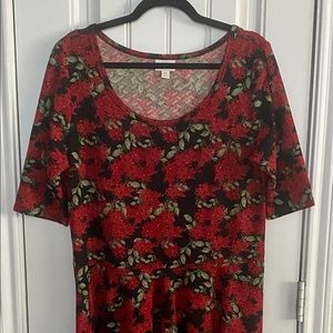 Lularoe size 3XL flower print dress